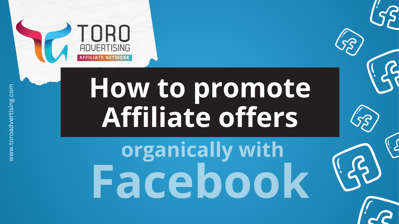 How do I promote my Affiliate links organically on Facebook?